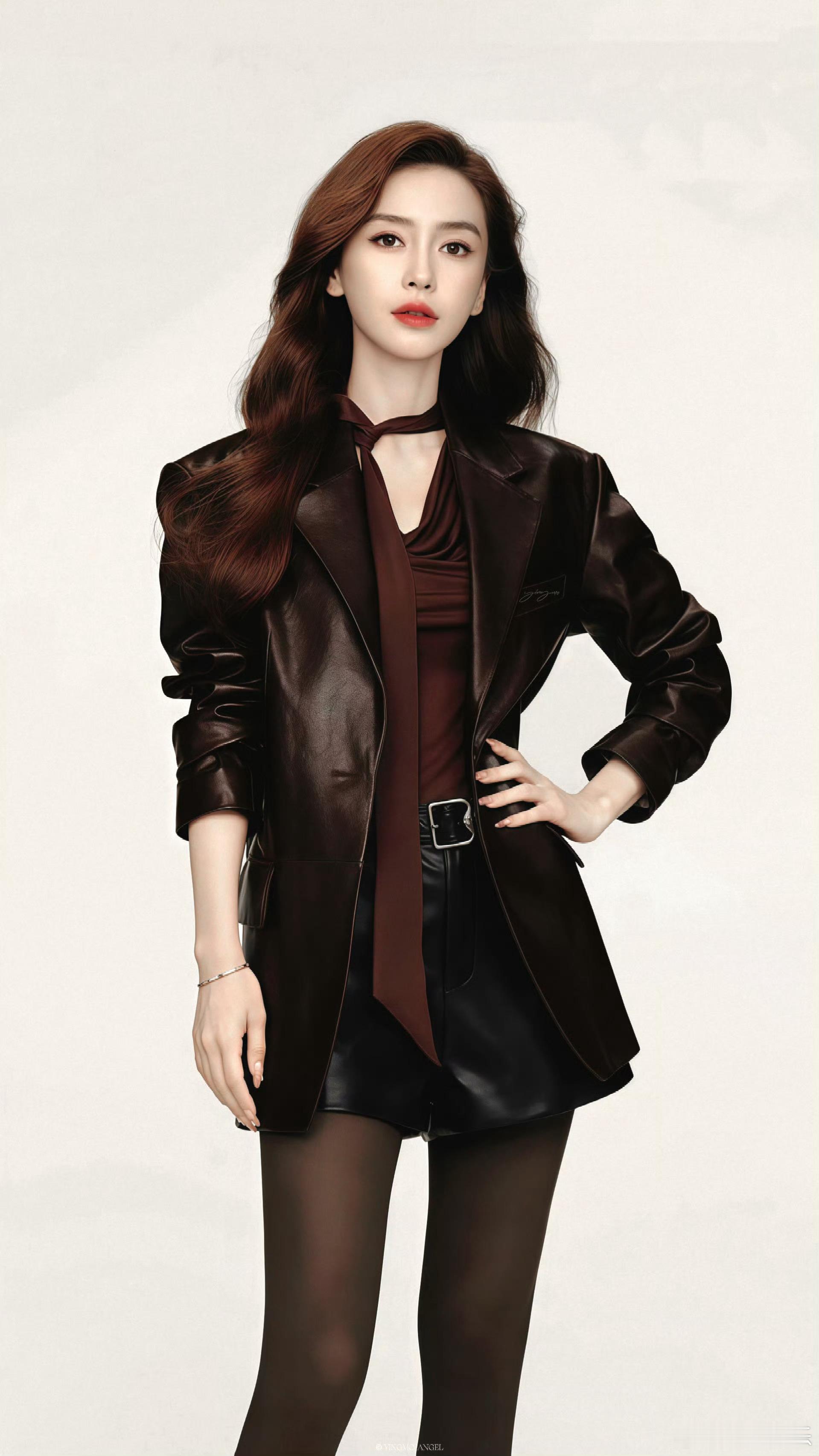 Angelababy染黑发了！srds不管是什么发色都是Angelababy的统