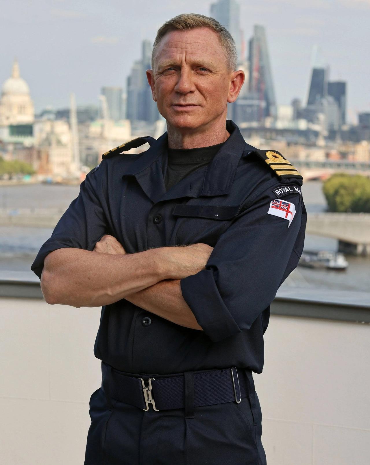 丹尼尔·克雷格（DanielCraig）于2021年9月被任命为英国皇家海军名