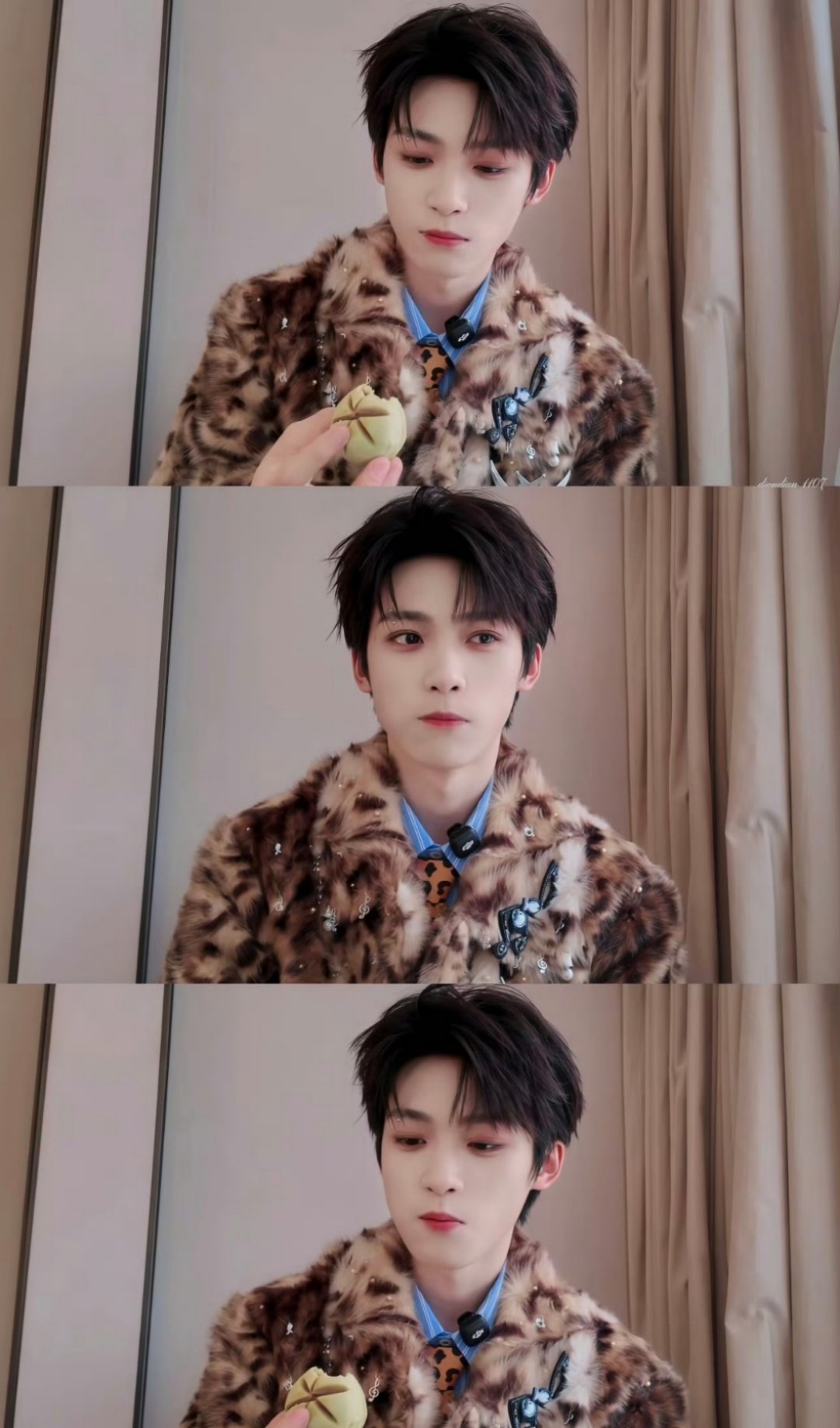 梓渝吃杭州糕点像猫吃猫条好可爱的形容啊这个小梓渝也太萌啦