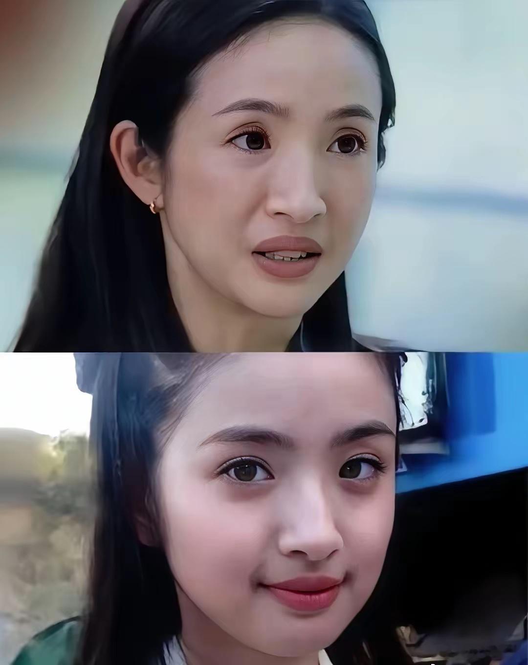 她的眉眼好直观。。。早期很灵动，为啥后面凹陷这么严重