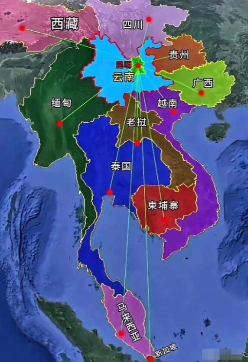 云南省在国内虽然不是很出彩的省份，但是对镇守中南半岛来说，云南省真的重要！历朝历
