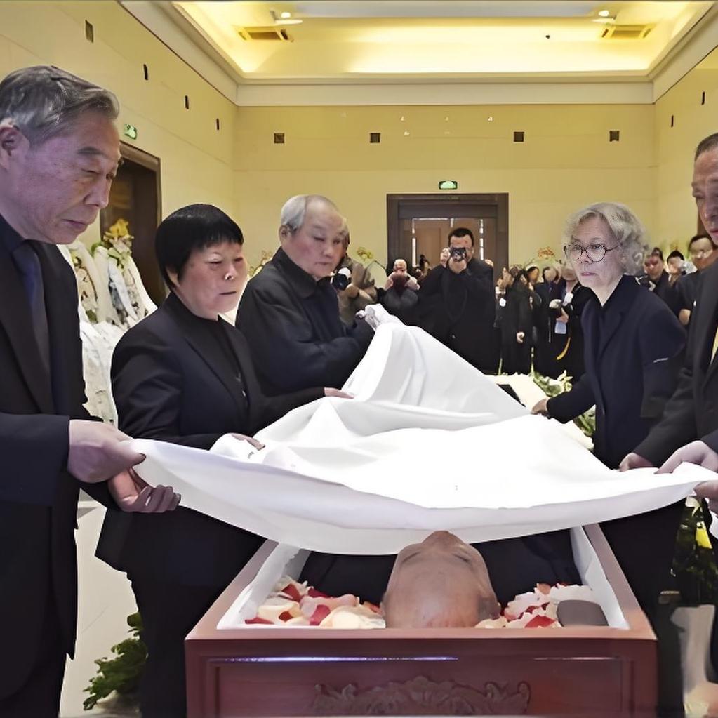 溥仪弟弟溥任告别仪式上，一张罕见的合影，拍摄于2015年4月16日，地点在北京八