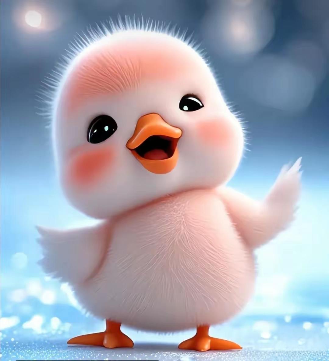 超萌小鸭子，可爱到爆！🦢💕
