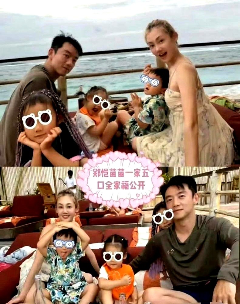 郑恺苗苗三胎女儿正脸首曝，网友却炸了锅，纷纷跑去评论区算日子。一个说，二胎剖的，三胎又剖，中间就隔了
