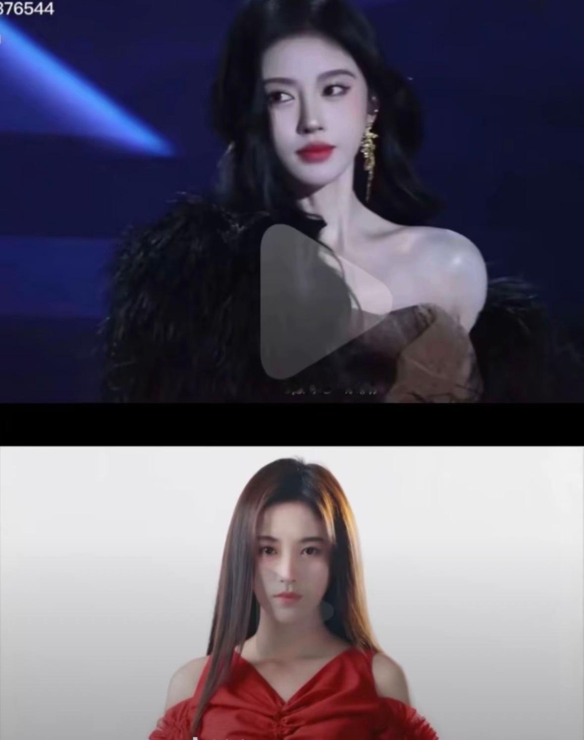 鞠婧祎肩膀为什么会透光到底是灯光问题还是另有隐情