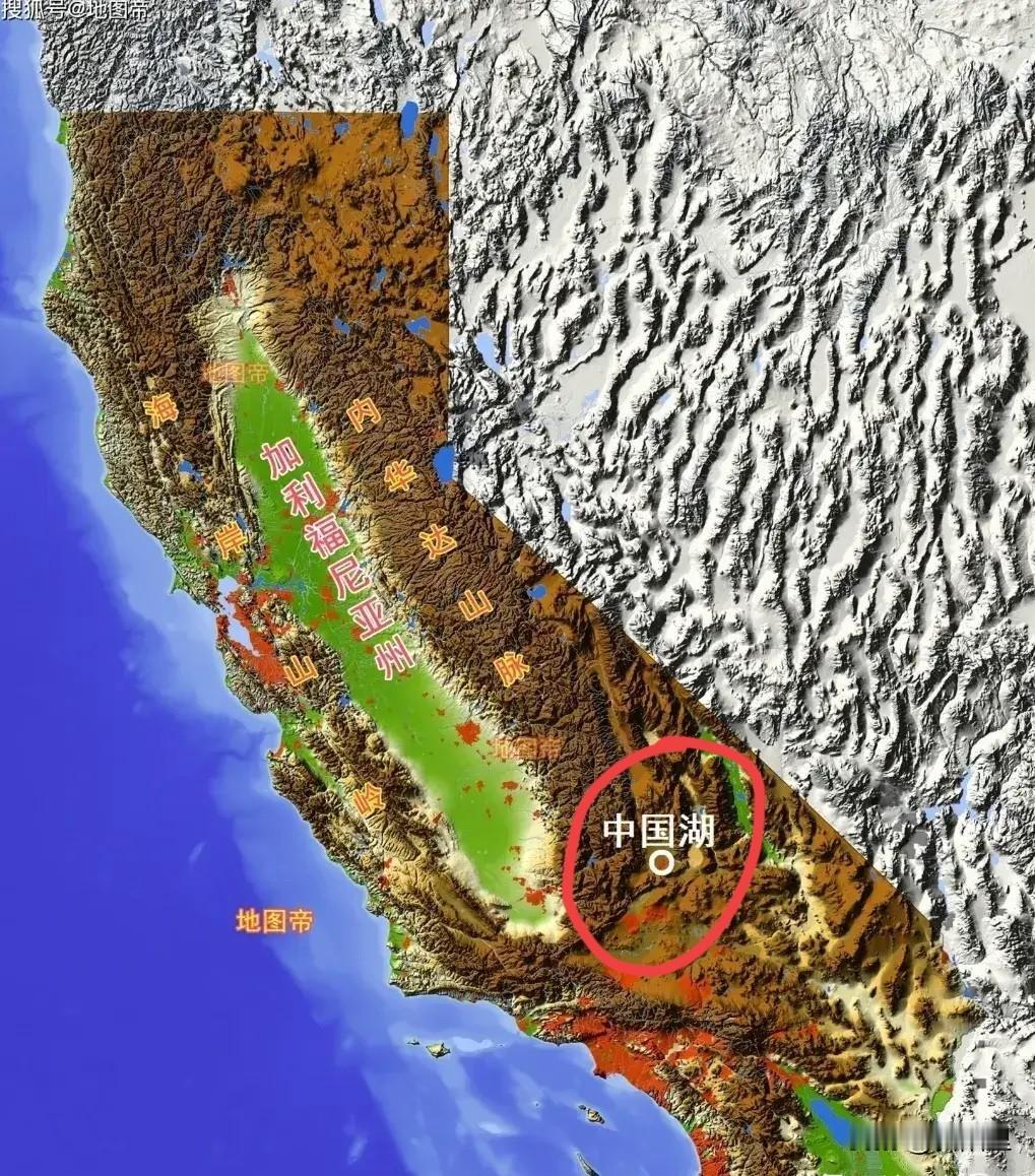 居然在美国第一州的地图上发现一个叫“中国湖”的地方，这是中国人发现的吗？还是为了