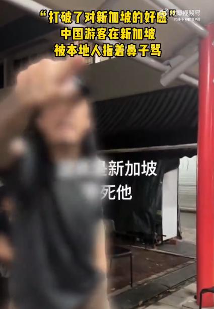 中国游客新加坡遭中文辱骂“滚回去”，满口污言秽语还比侮辱性手势，素质极低！新