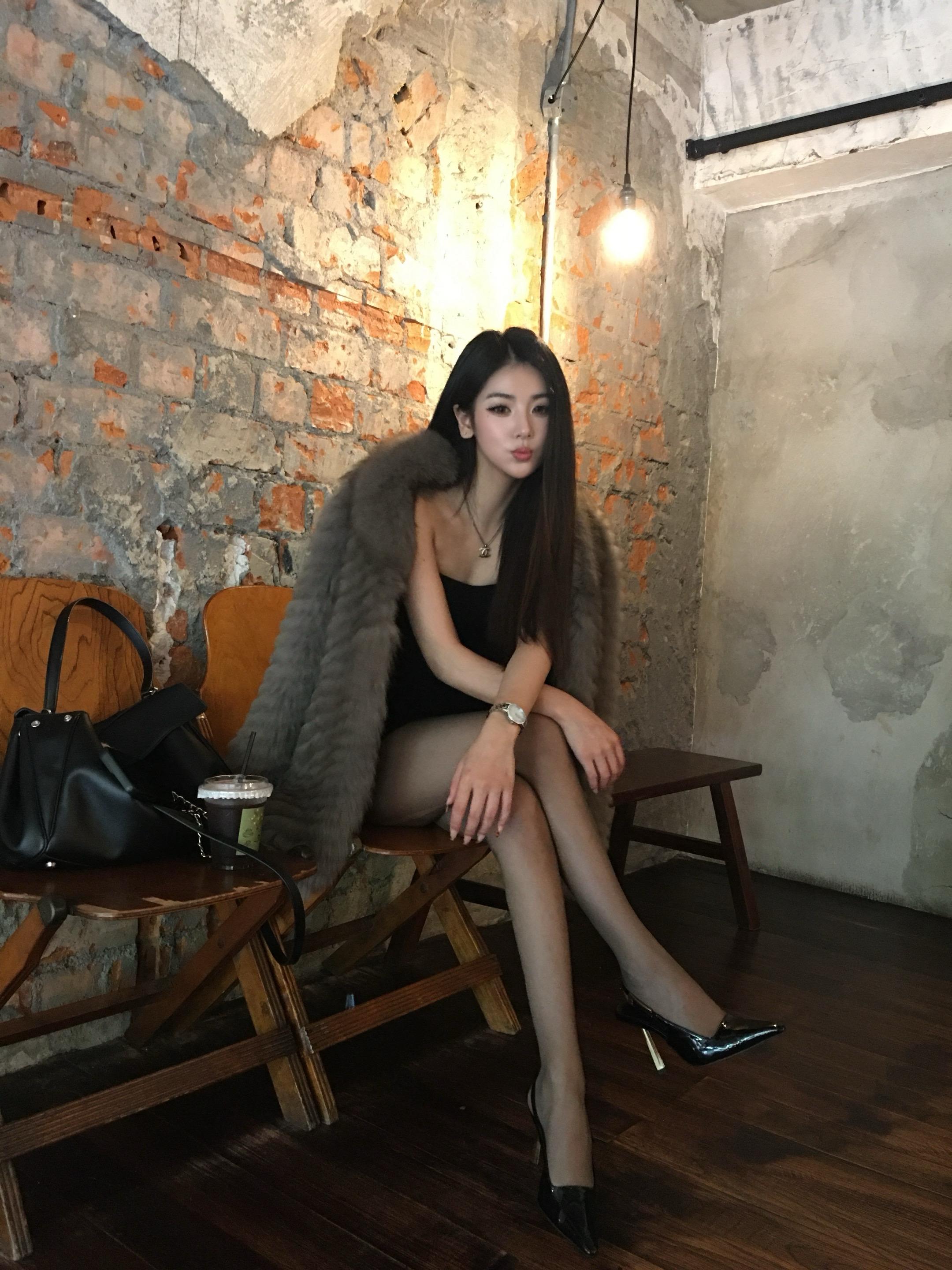 皮草穿搭 御姐穿搭与氛围感