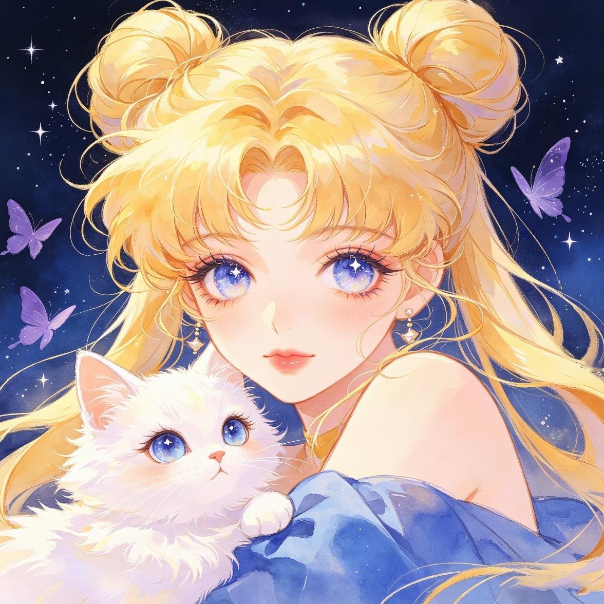 治愈系美少女战士卡通二次元壁纸头像动漫壁纸分享｜动漫头像分享｜二次元壁纸分享｜漫