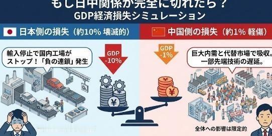 如果中日直接停止贸易，那么中日战争会爆发吗？说白了，如果中日贸易停止，日本大概率