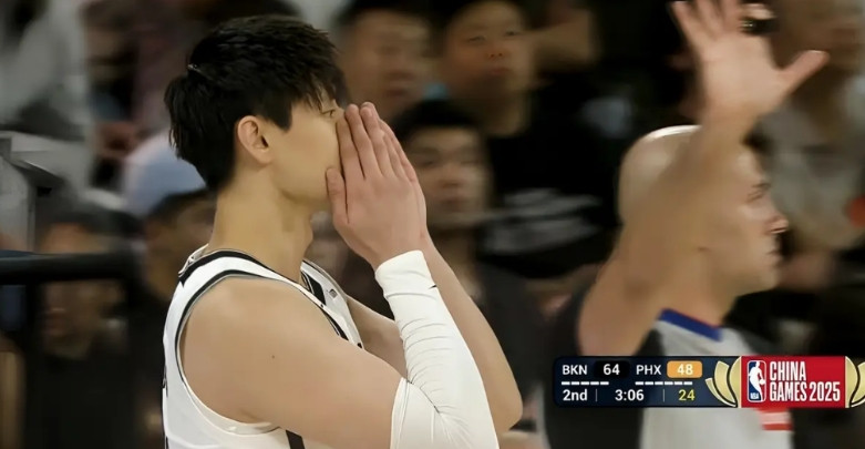 看完NBA中国赛，对于曾凡博我只想说句，我们要认清现实！这场比赛小曾第一次的