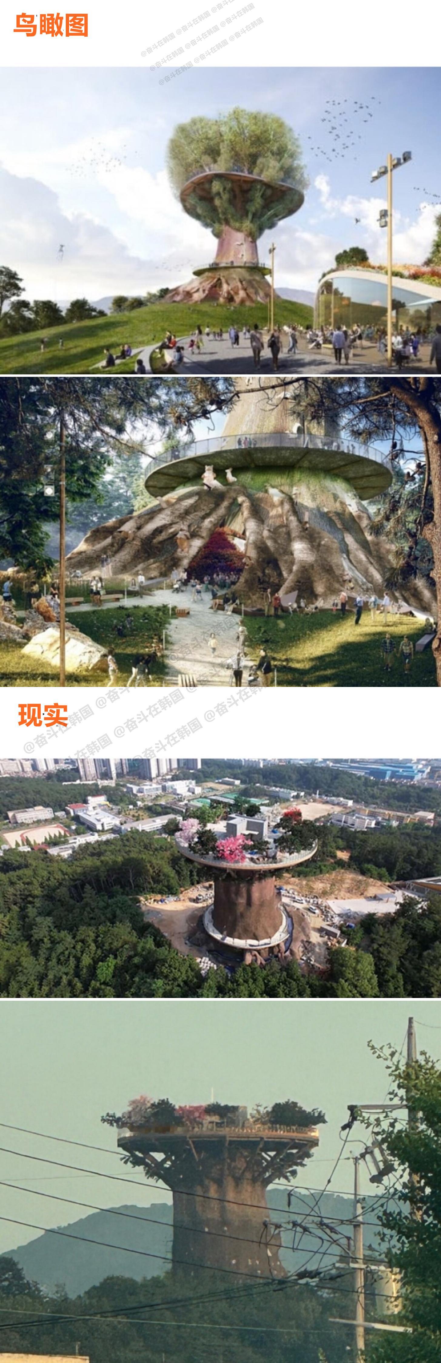 韩国现代建设鸟瞰图诈骗（昌原地标塔）[捂脸哭]海外新鲜事热点现场​​​