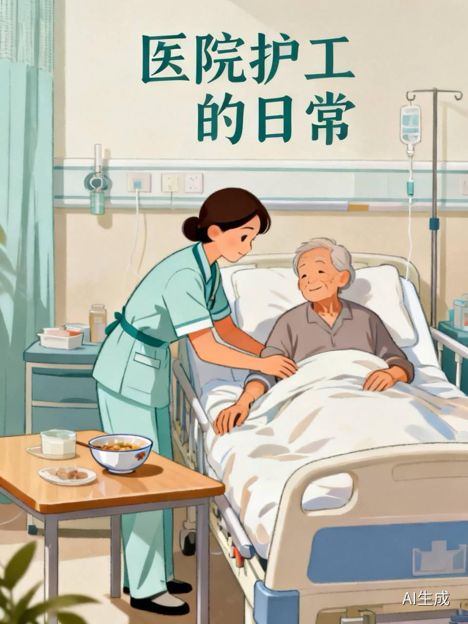 医院护工就这两招？我也算开眼了……隔壁床大爷家换护工比换床单还勤。上个月来个