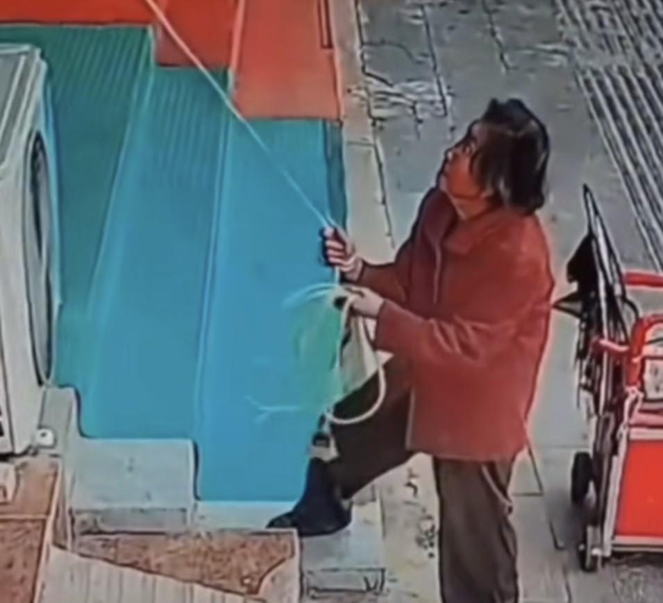 你说这要是出了事，店主上哪说理去？近日网友曝光了一个视频，视频中有一位老太太，她