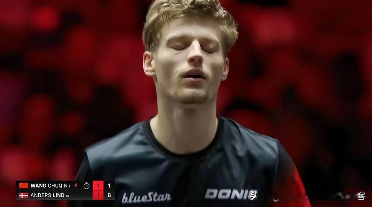 林德是做梦都没有想到，自己在第三局取得7：1的梦幻开局，并且10：7手握三个局点