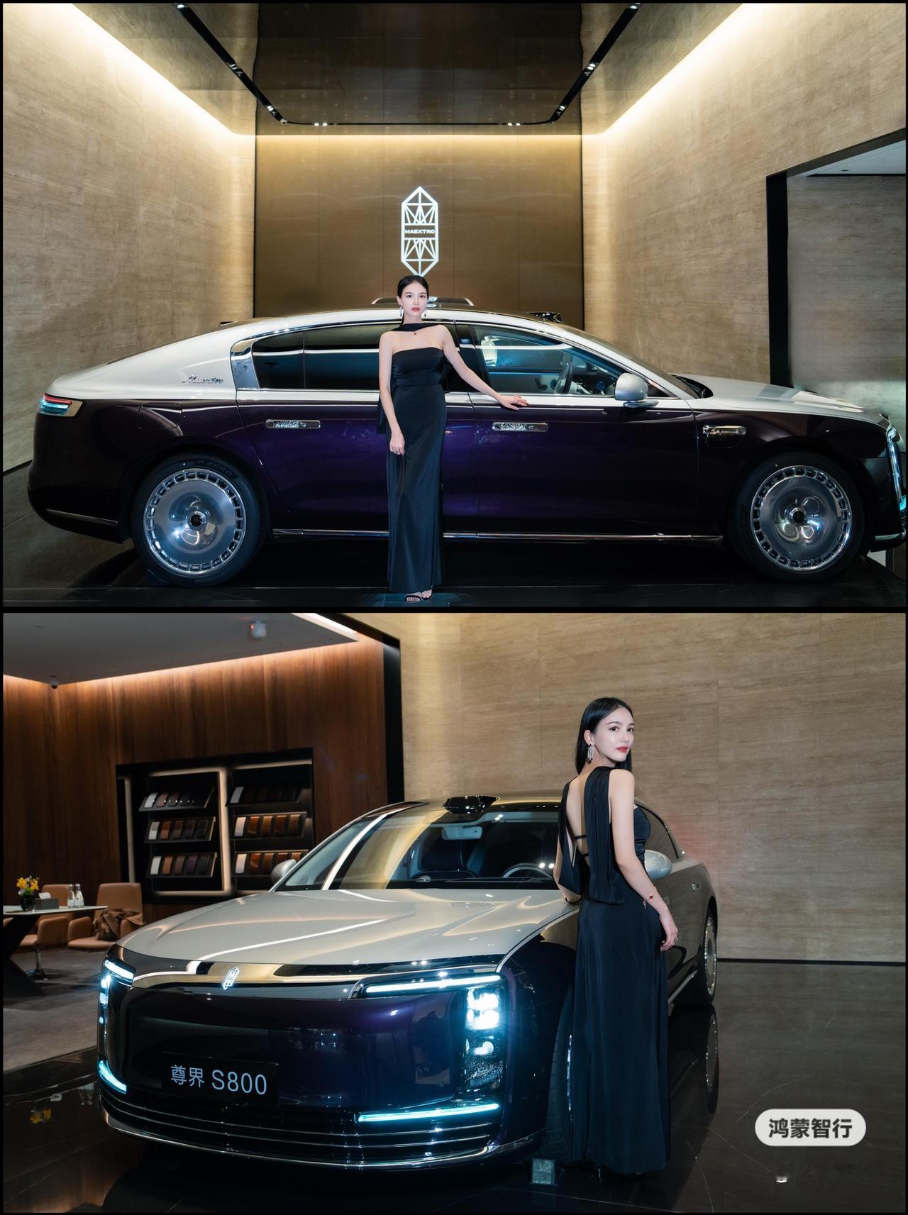 尊界S800车上的我，让你高攀不起。提车问界M8的我，让你只想得到。既然，真情得