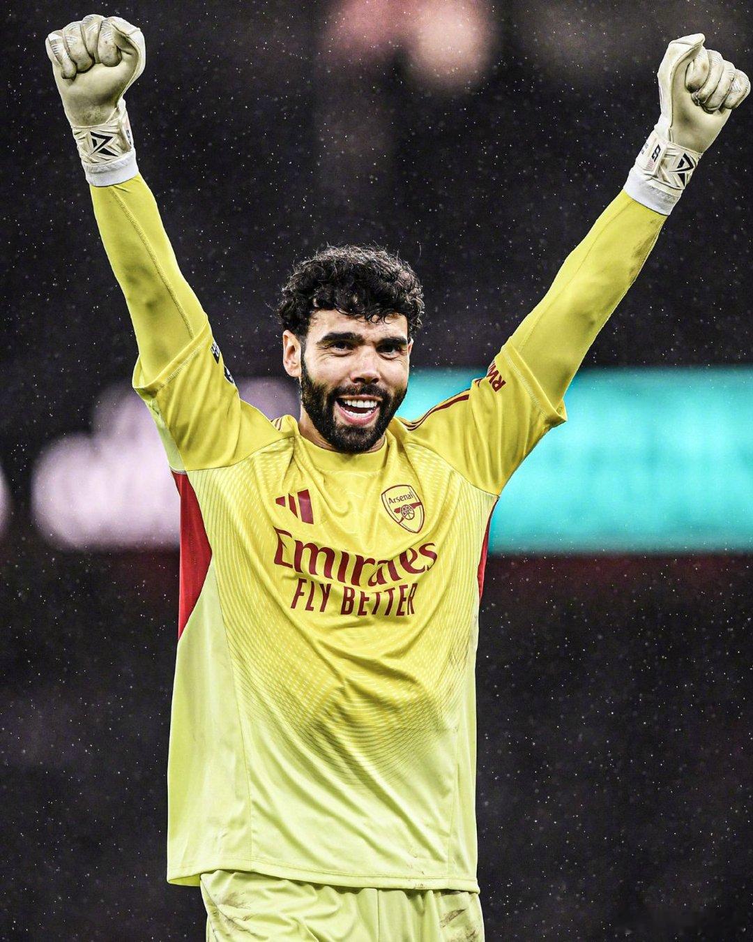 【稳定】阿森纳门将拉亚本赛季英超出场25次零封13次，已经追平上赛季他夺得英超金