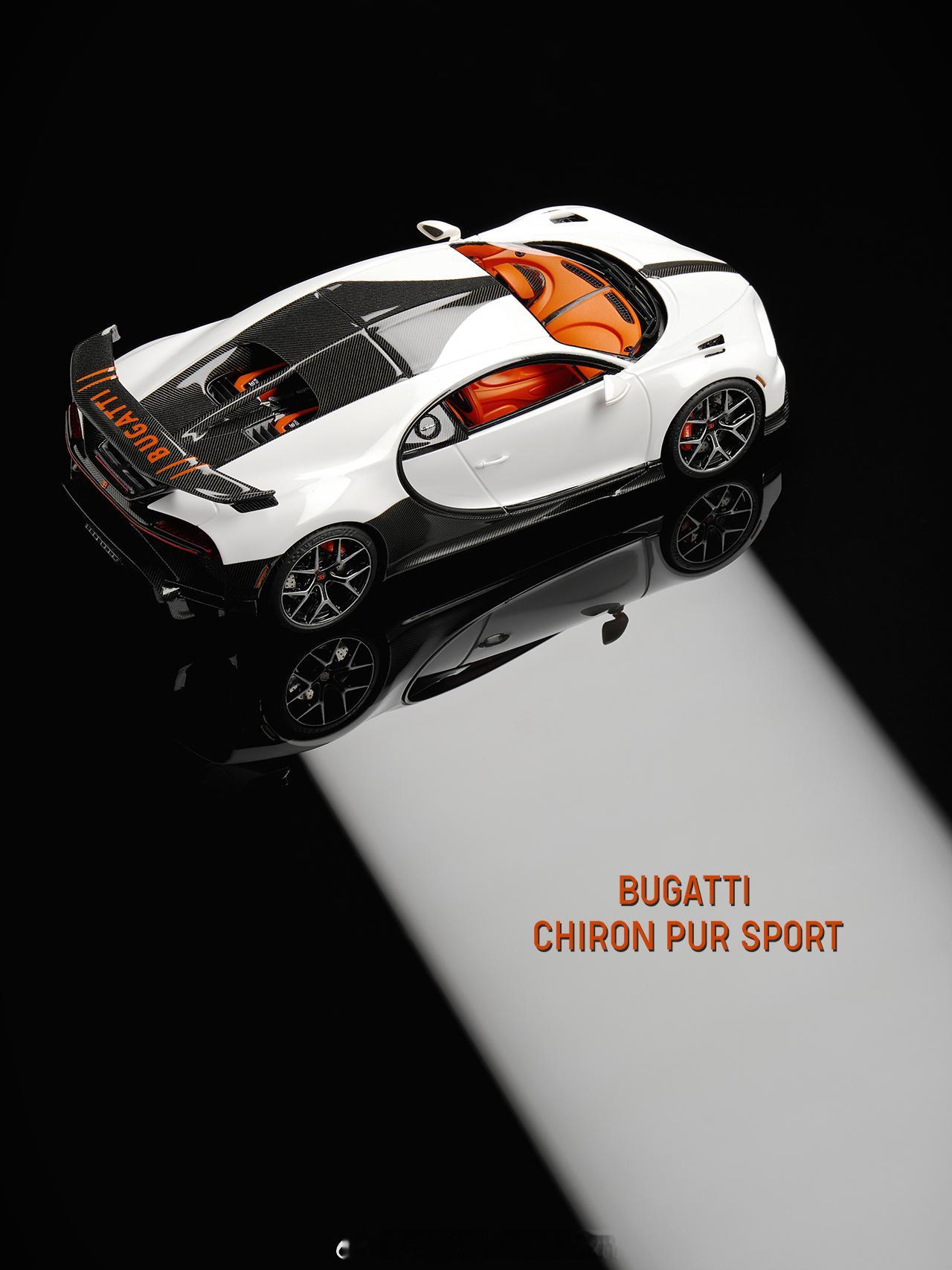 43CollectionDeepMaker1/43布加迪ChironPur