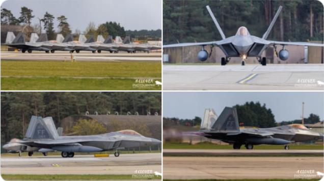 “美军F-22隐身战斗机被吓跑了！”当地时间3月30日，美国人爆料称，继美国海军