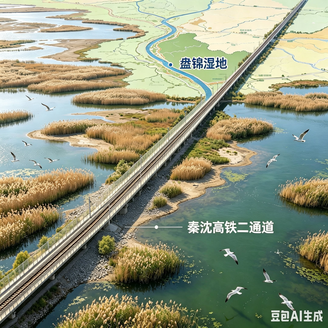 #秦沈高铁二通道#科学布局秦沈二通道打造辽河口生态交通示范干线建议秦沈二通道选址盘锦二二八滨海以北、
