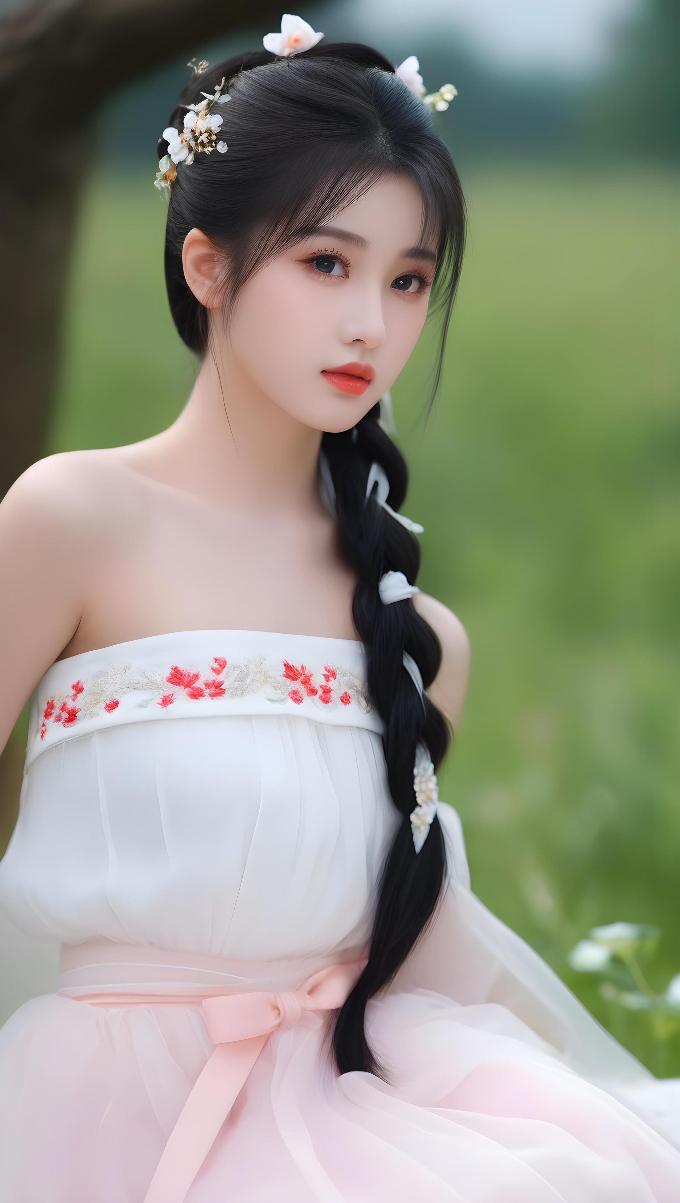 上热门🔥 欢迎取图 汉服造型 清纯女神 ai美女