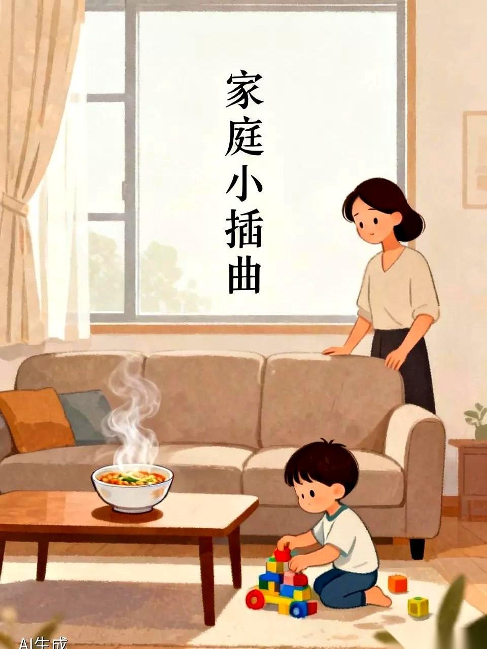 小姑子带着五岁的孩子搬进我家，整整三个月了。今天，我蹲在茶几前，用力擦着沙发上