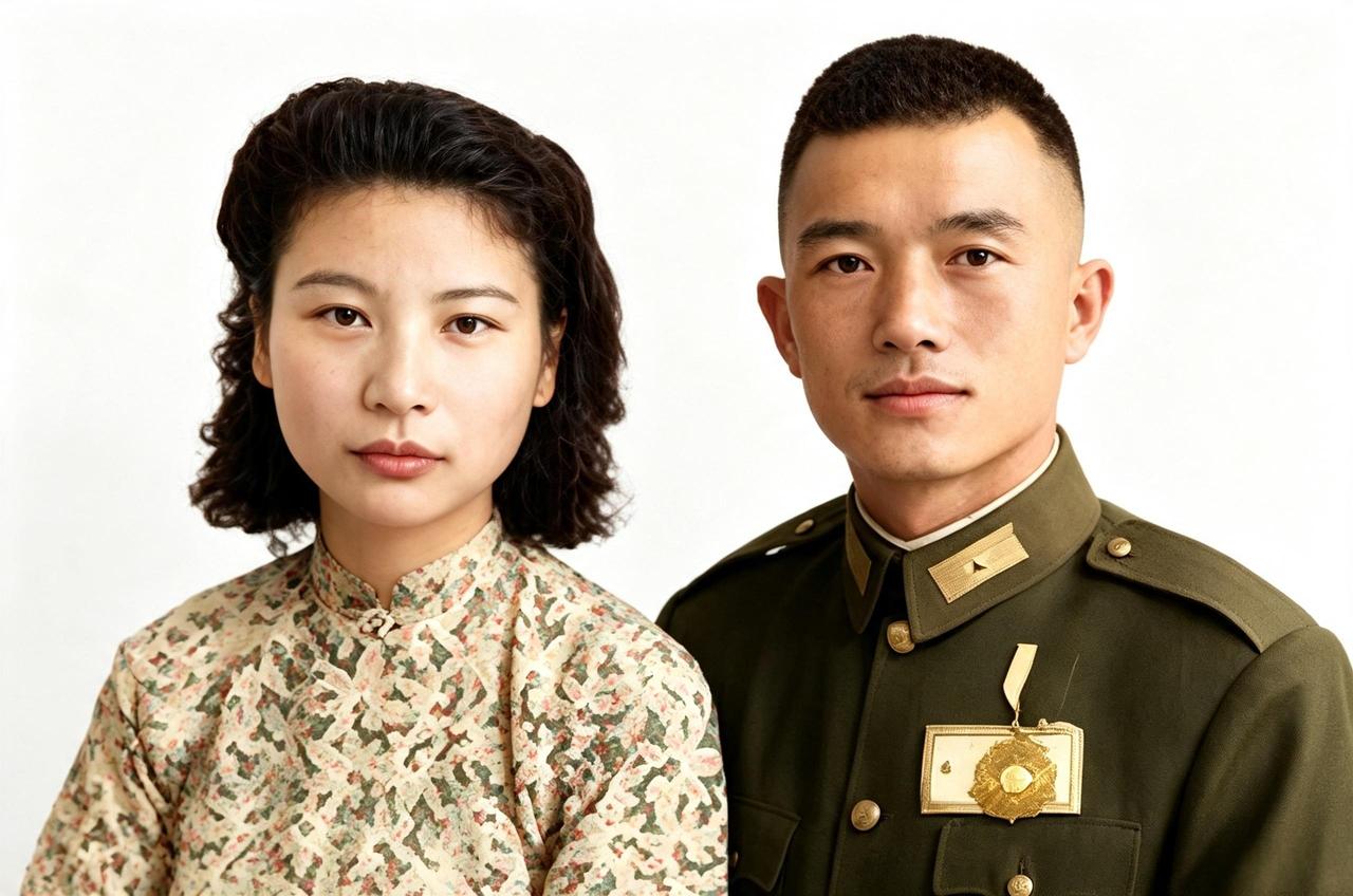 这对年轻的夫妻结婚前十一年里二人仅三次相聚，而结婚后两人分离十五年才相聚。男子在