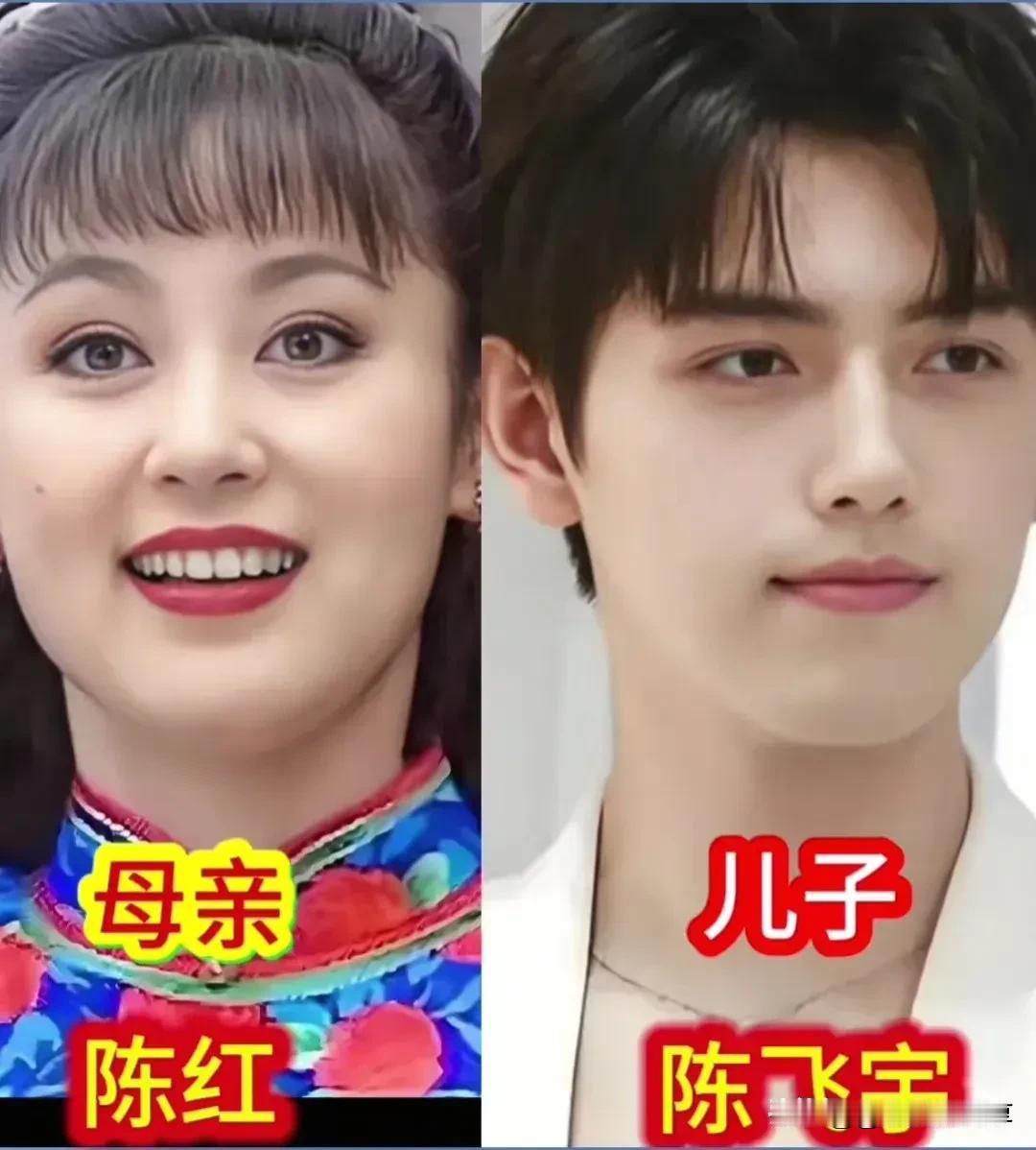 妈妈漂亮，是老天赏的；儿子帅气，是基因中的奖；母女同框，是岁月打的光。但最闪亮