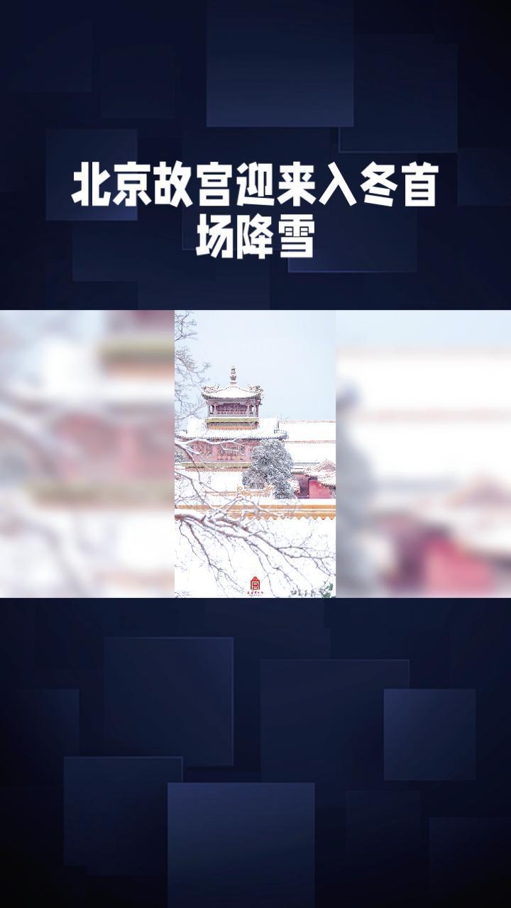 北京故宫迎来了2025年入冬首场降雪，游客们纷纷前来一睹红墙白雪的独特美景，故宫