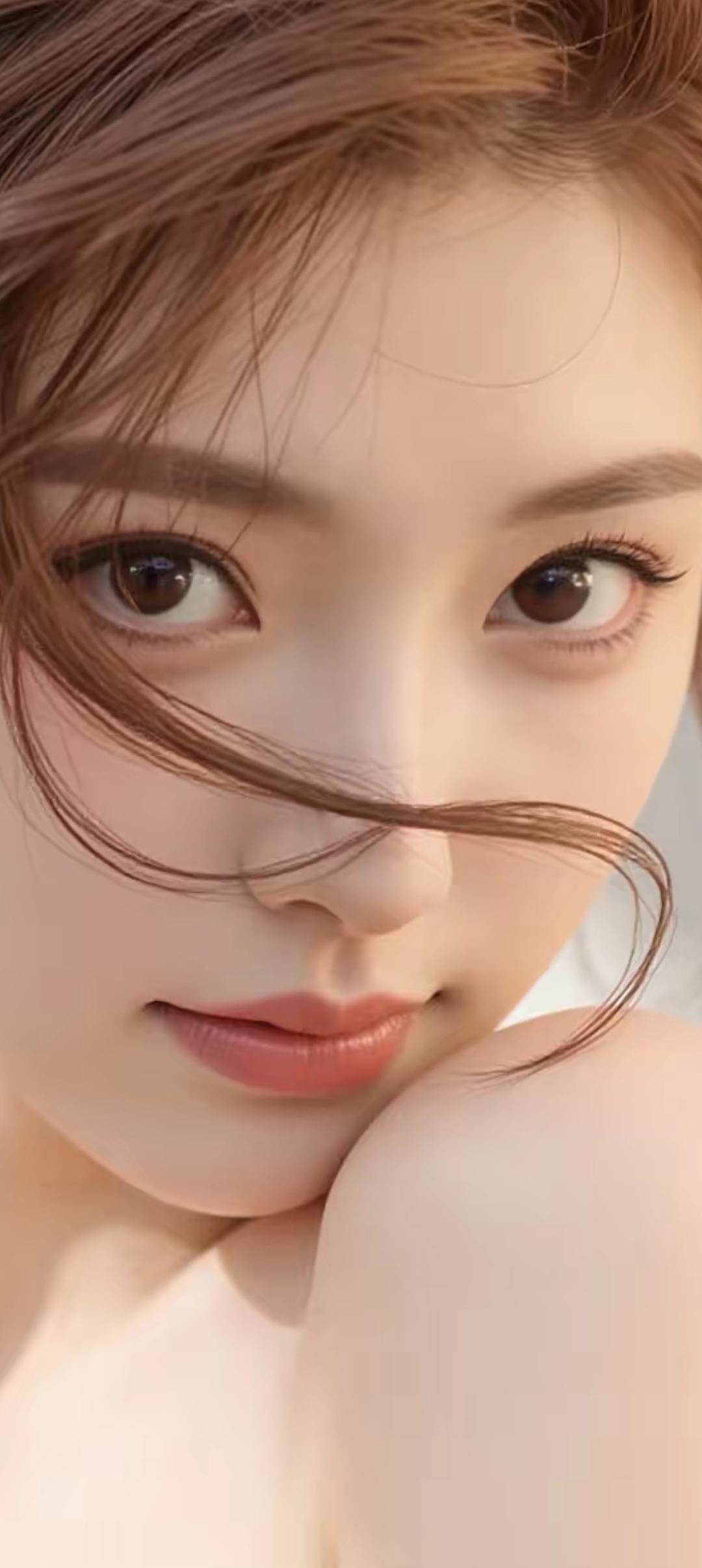 温柔甜美的少女，浅笑嫣然，如春风拂面。