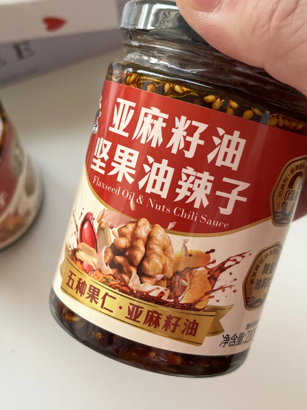 山姆这款健康油辣子终于回归啦！ 	 之前就买过山姆介个亚麻籽油坚果油辣...