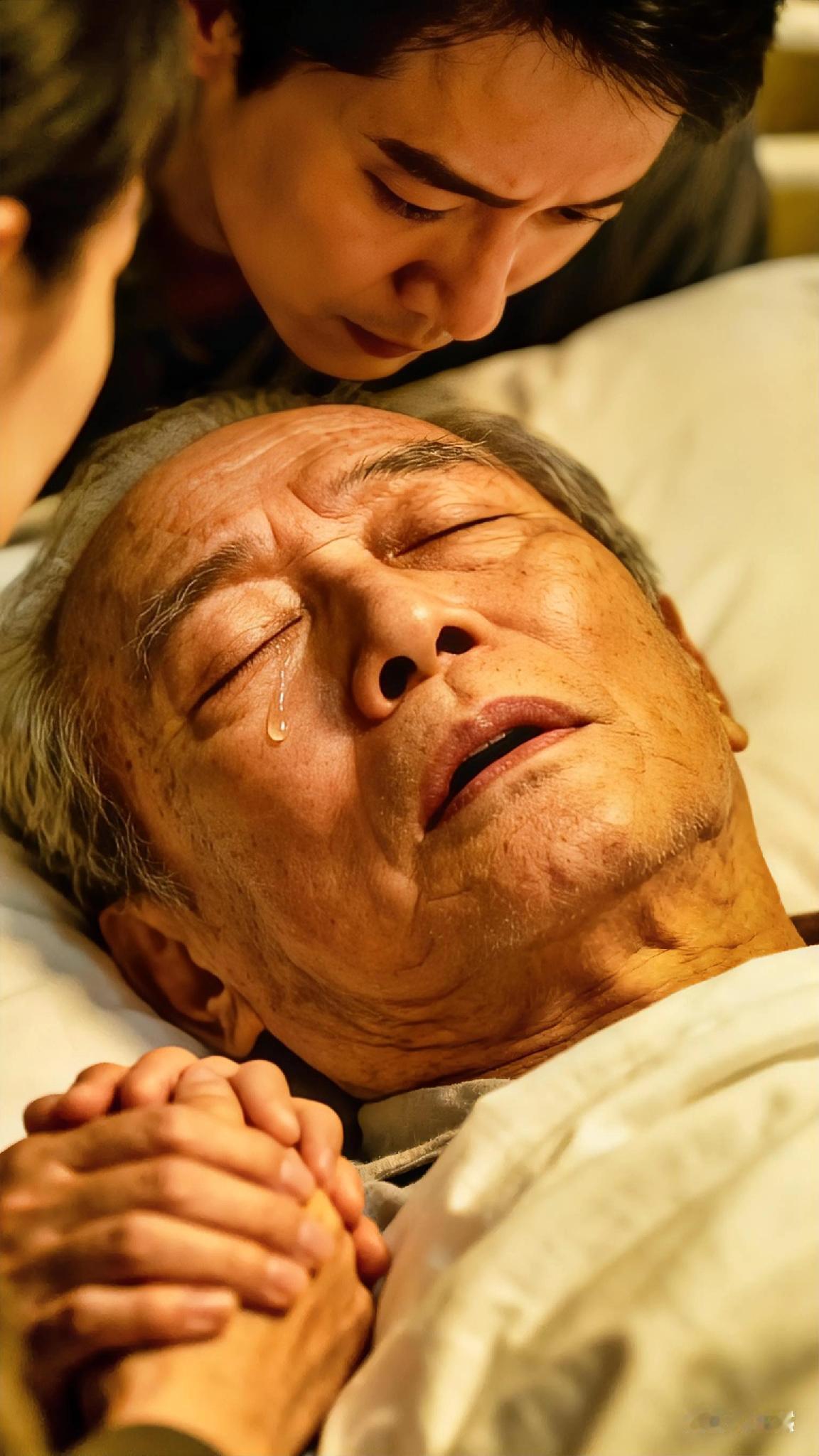 我在网上看到一篇文章，我瞬间落泪，感同身受！“儿子请假回来，守着病危的父亲四