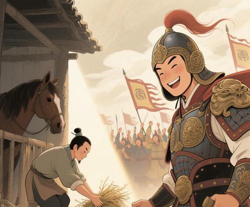 卫青32岁时，迎娶43岁已经三婚的寡妇平阳公主。洞房之夜，娇妻坐在榻上刚准备服侍
