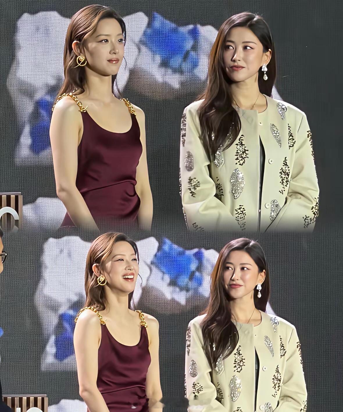 你觉得，朱珠的眼神是羡慕章泽天嫁的好还是颜值好？