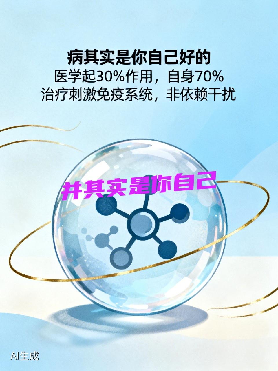 所有的治疗都不是真正治病肿瘤学会理事长樊代明院士说，病其实是你自己好的。医学