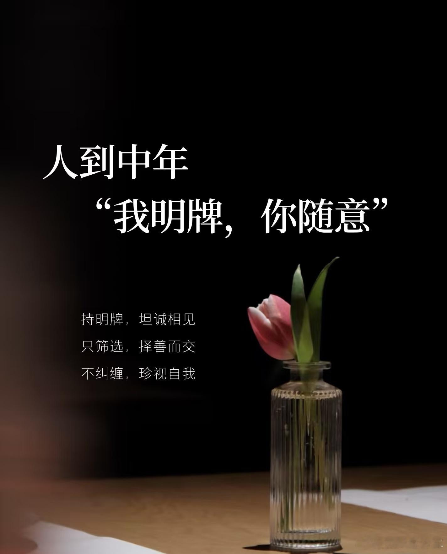 人到中年，“我明牌，你随意”人到中年，所有的关系，到最后都归于消亡。儿时玩伴早已