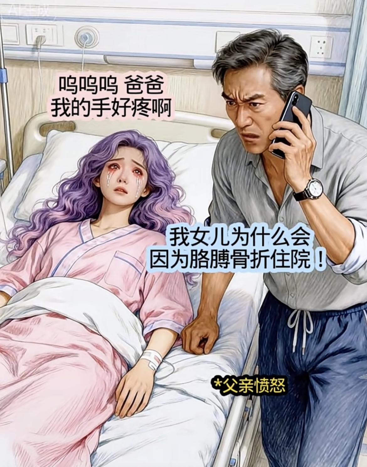 “是你个王八蛋，打伤我女儿……”[吃瓜]