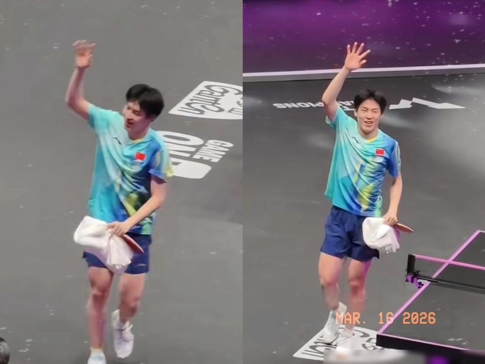 国乒出了个狠人，赢球后一句话，台下当场炸锅。刚把张本智和打下去，记者话筒递过