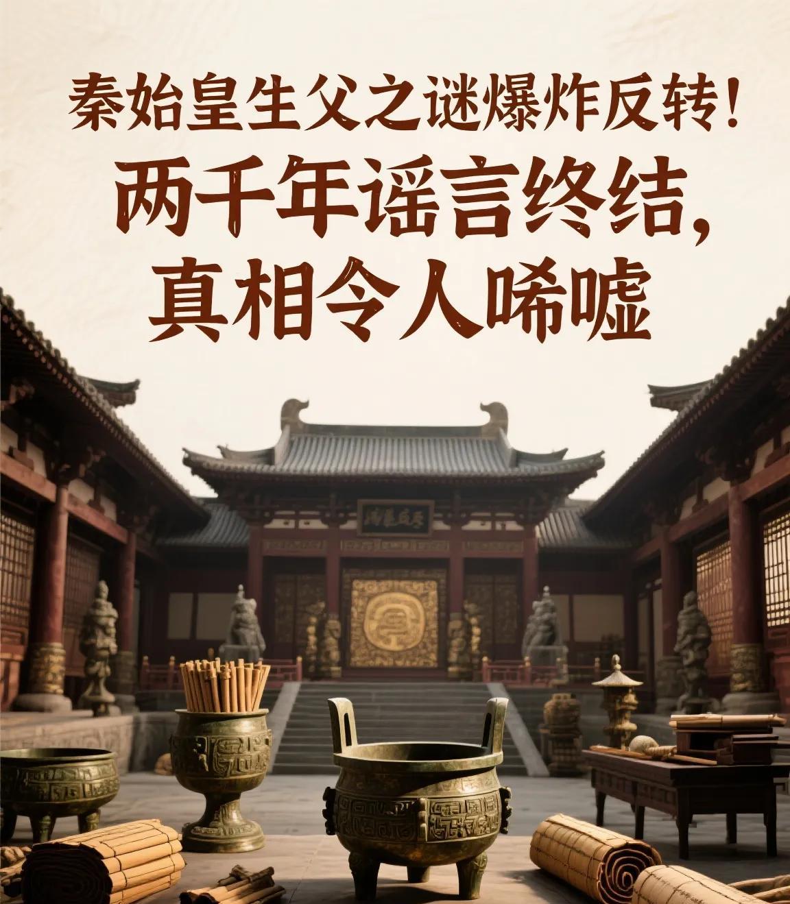 司马迁曾在《史记》里留下一个匪夷所思的细节——秦始皇的父亲是吕不韦！然而翻开《秦