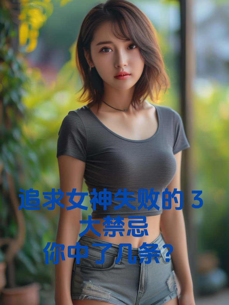 追求女神失败的3大禁忌，你中了几条？