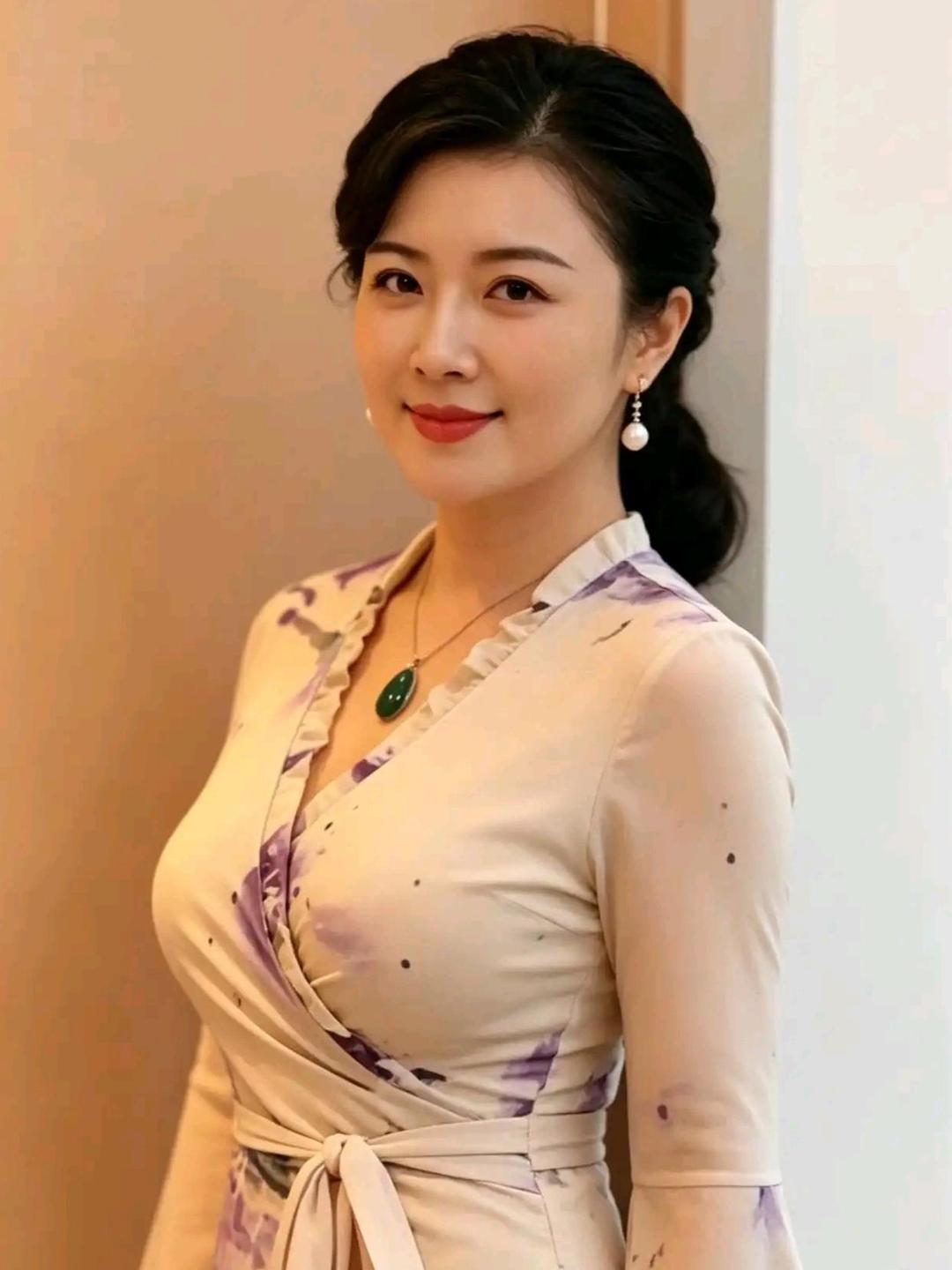 可爱的老阿姨