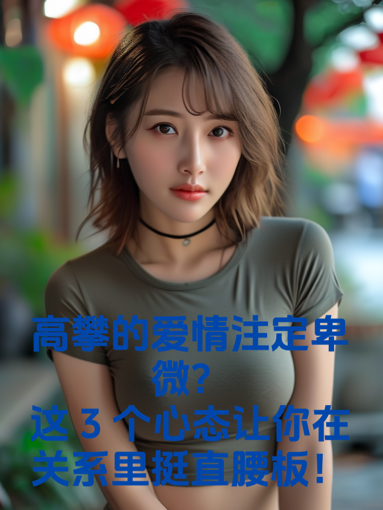 ‘高攀’的爱情注定卑微？这3个心态让你在关系里挺直腰板！