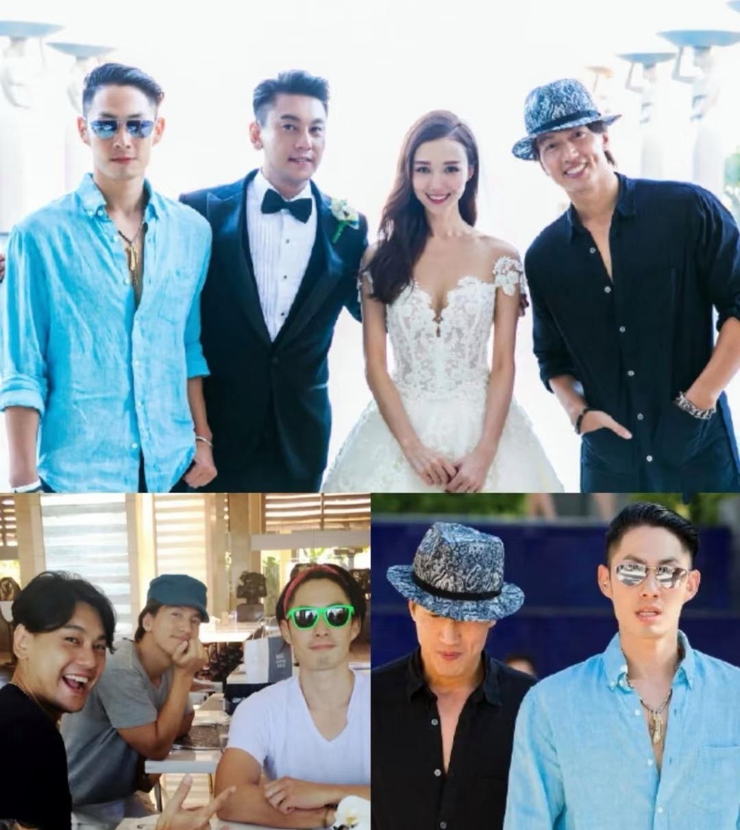 F4多么传奇的存在，而朱孝天结婚时，言承旭和吴建豪都到场给他撑场子，所以朱孝天结