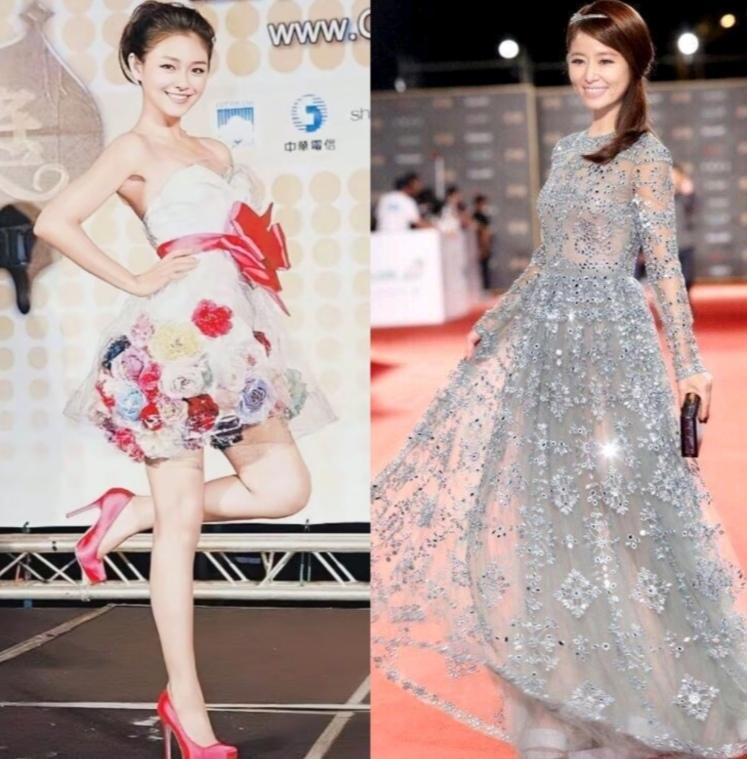 说起来也挺奇怪的，林心如明明也是圆脸，大眼睛，灵动又讨喜，标准的娃娃脸长相。早年