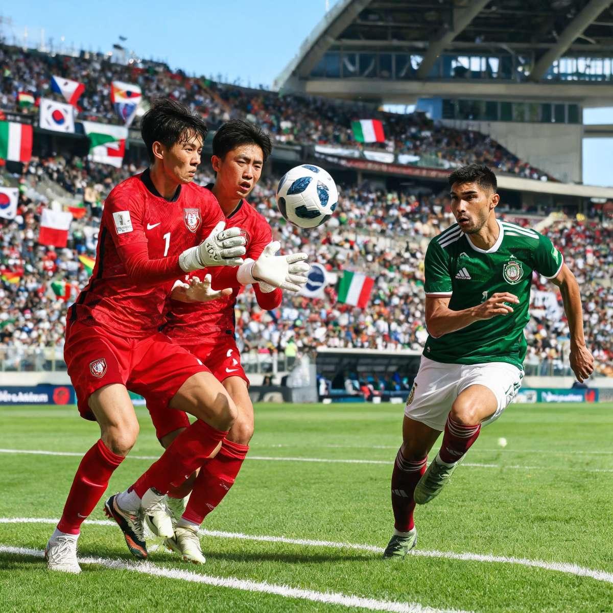 三个镜头，三场戏，韩国队的悲喜剧全写在里面了。6月19号，阿克隆球场。第15