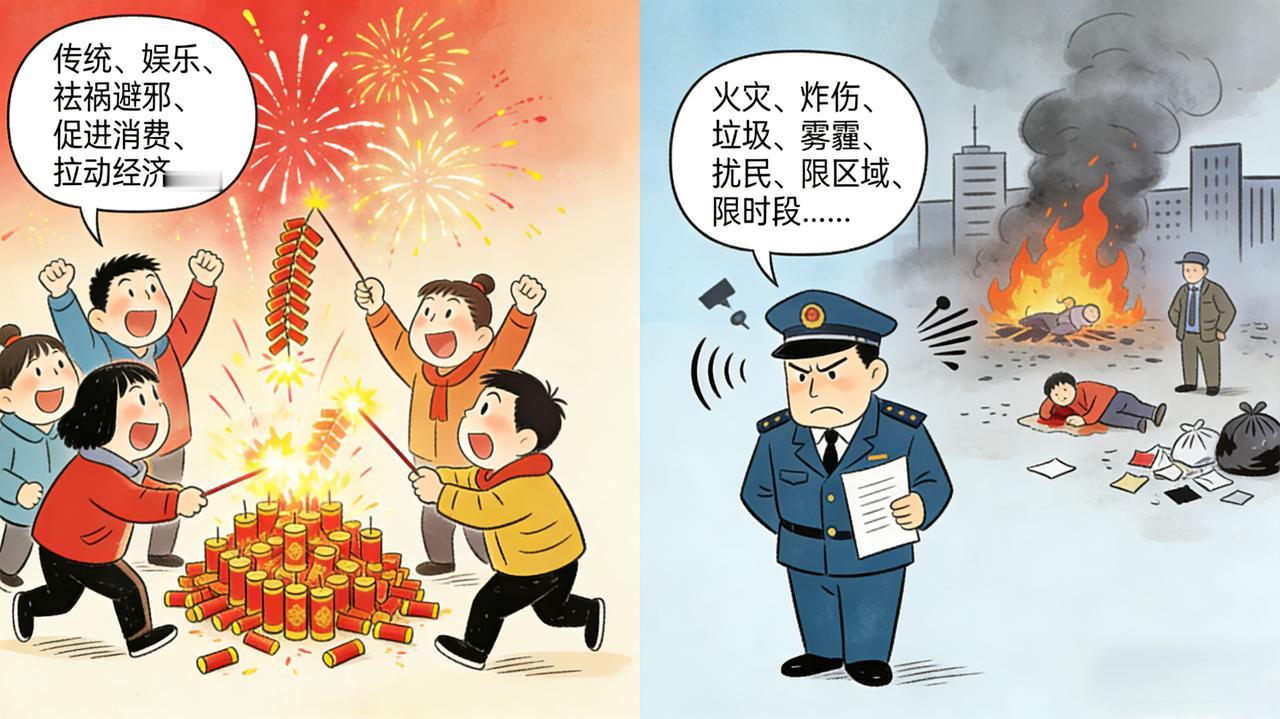 烟花爆竹，再不应该被“禁放”与“解禁”捆绑2026年元旦，彻夜不绝于耳的隆隆