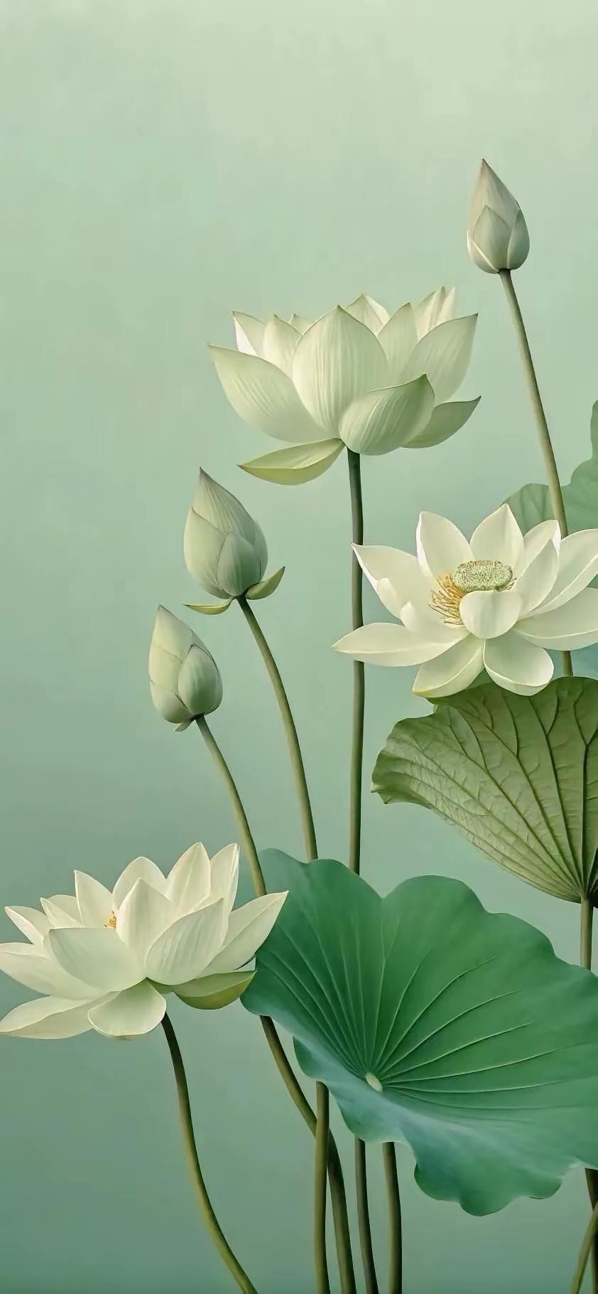 绿色系手机壁纸～把所有的烦躁都丢进风里，让绿色的治愈力漫过心头。满眼的青绿，是大