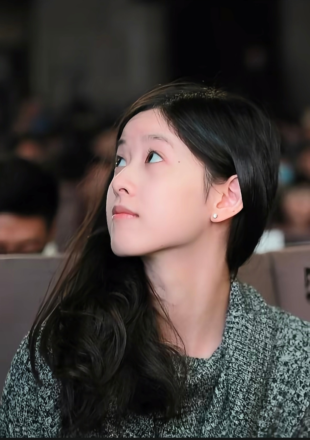 章泽天这个时期真的是顶级小白花侧颜….