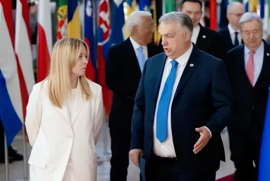 欧盟峰会闹了大笑话！26国欧盟领导人花了一个半小时试图说服匈牙利总理欧尔班取消对