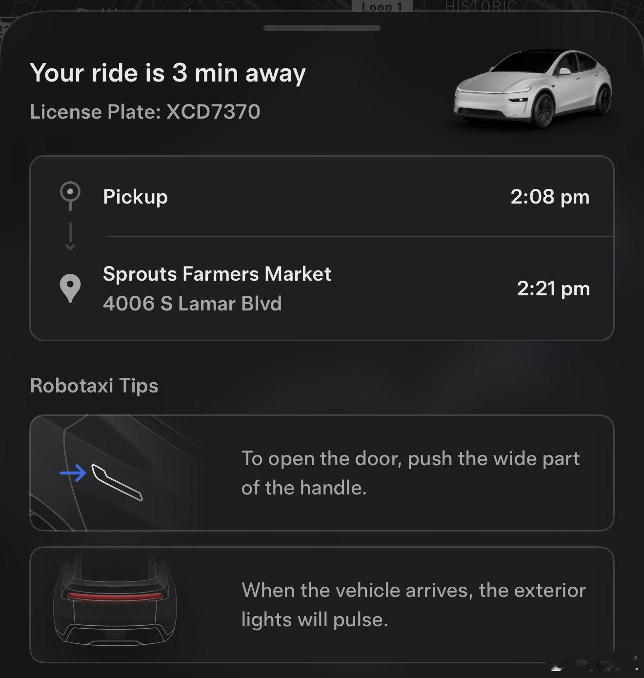 乘客在特斯拉Robotaxi要来之前在app上会提前显示如何开门等等让我想起之